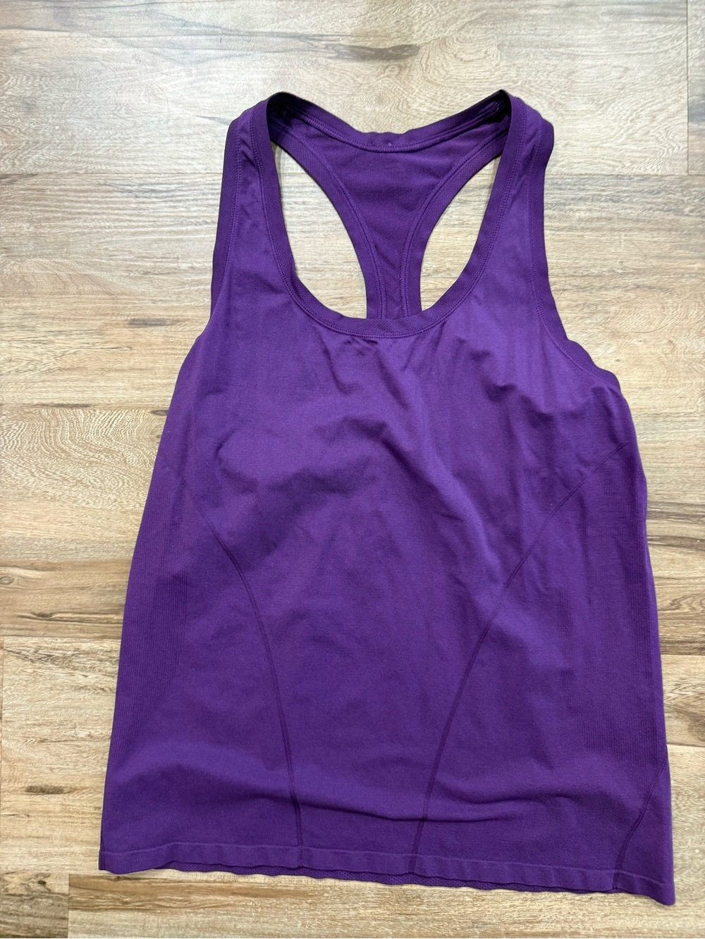 Fabletics Purple Racerback Women's Tank Top